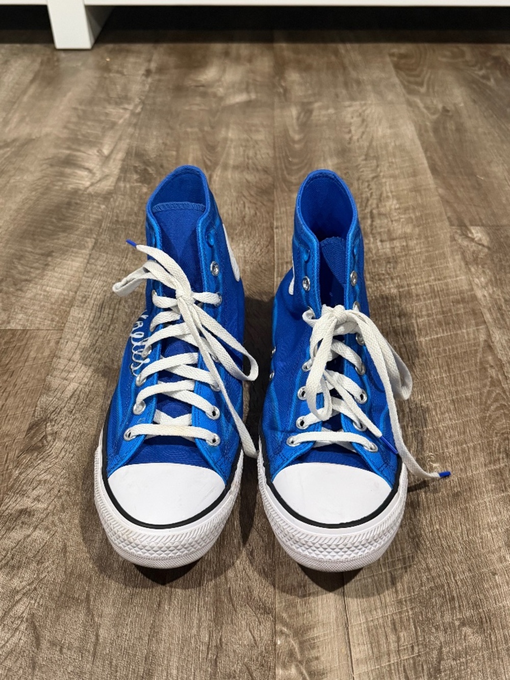 Converse All Star Hi Los Angeles Royal Blue White A04296F Fashion Shoes size 9